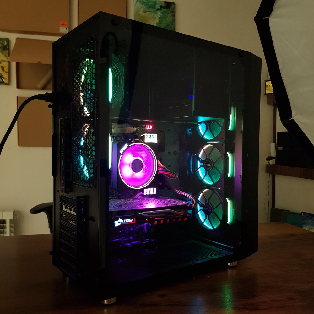 بدنه کیس کامپیوتر گرین Z6 ARTEMIS RGB