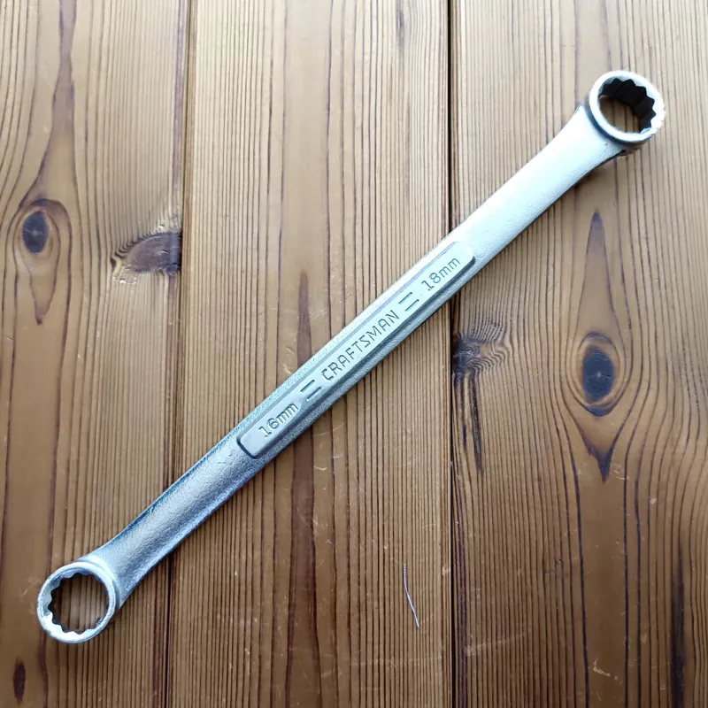 آچار رینگی تخت 16و18 م م کرافتسمن آمریکا