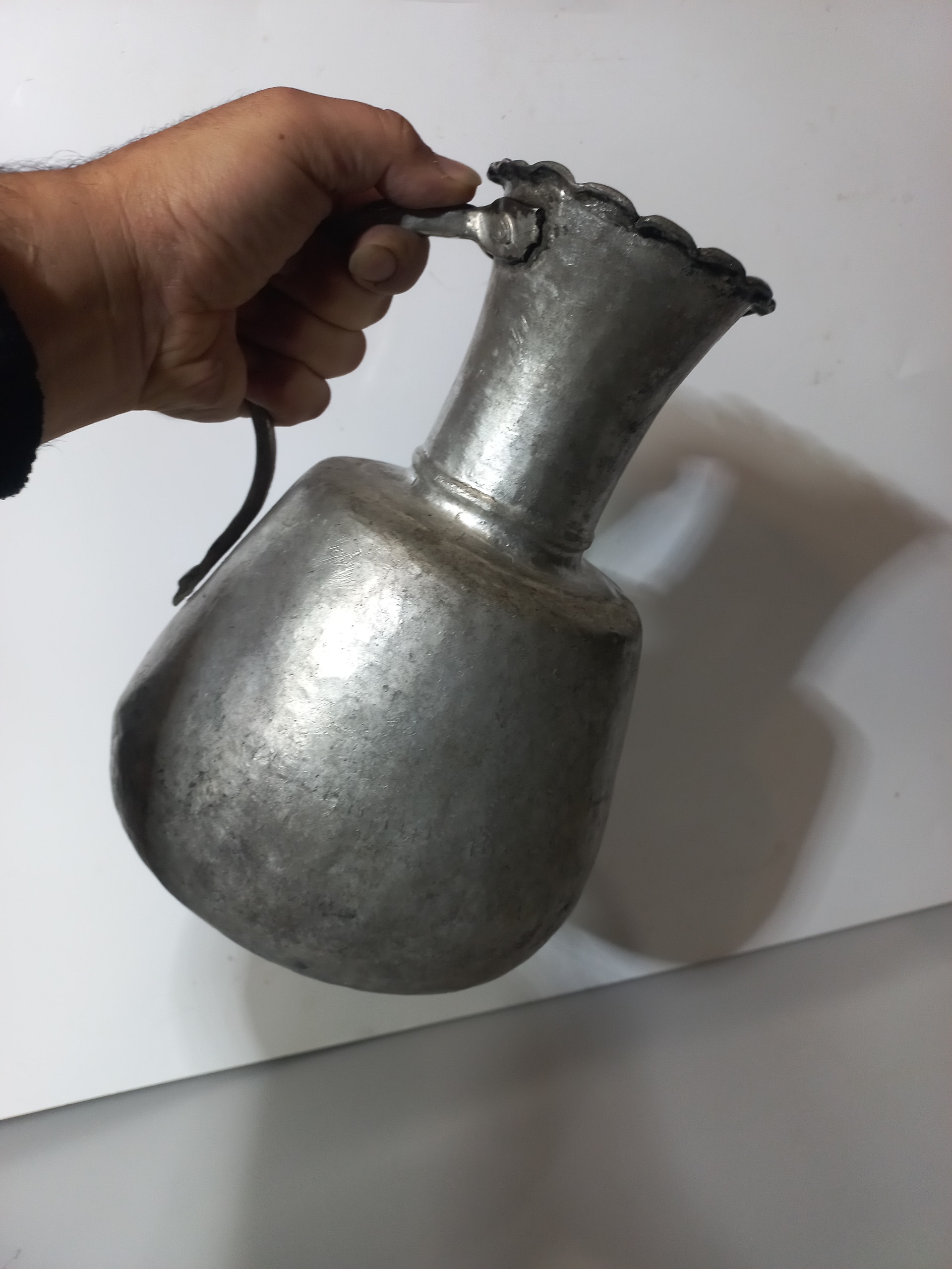 مشربه قدیمی قاجاری مسی سایز کوچک