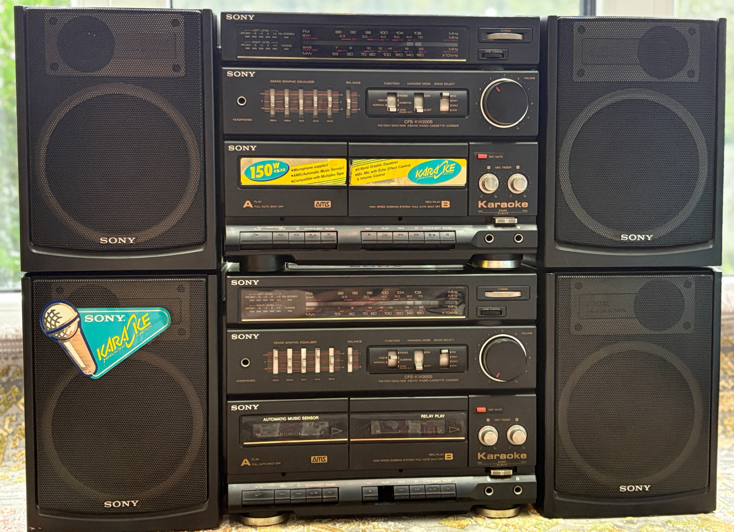 ضبط سونی مدل cfs-kw200s