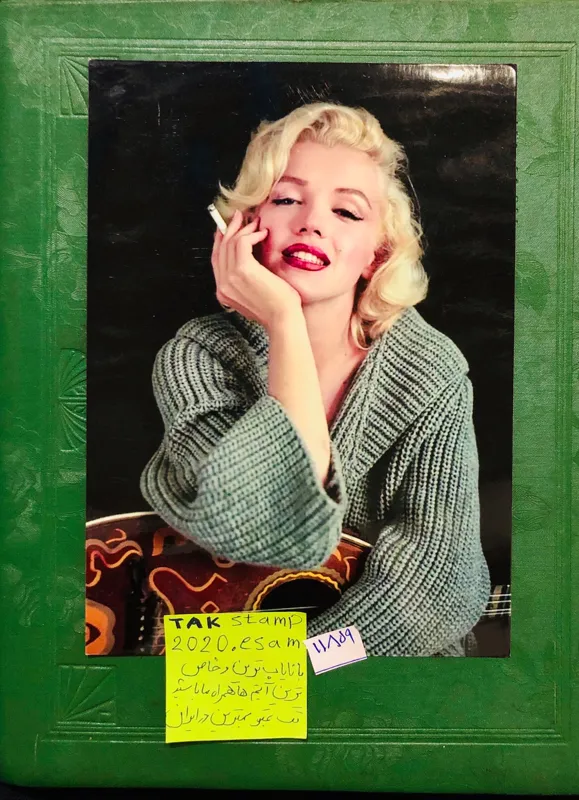 عکس زیبا و خاص مرلین مونرو هنرپیشه معروف