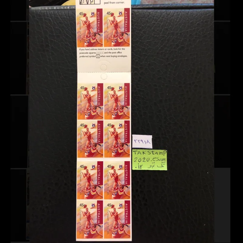 بوکلت تمبر برچسبی بازیکن فوتبال استرالیا بیرز