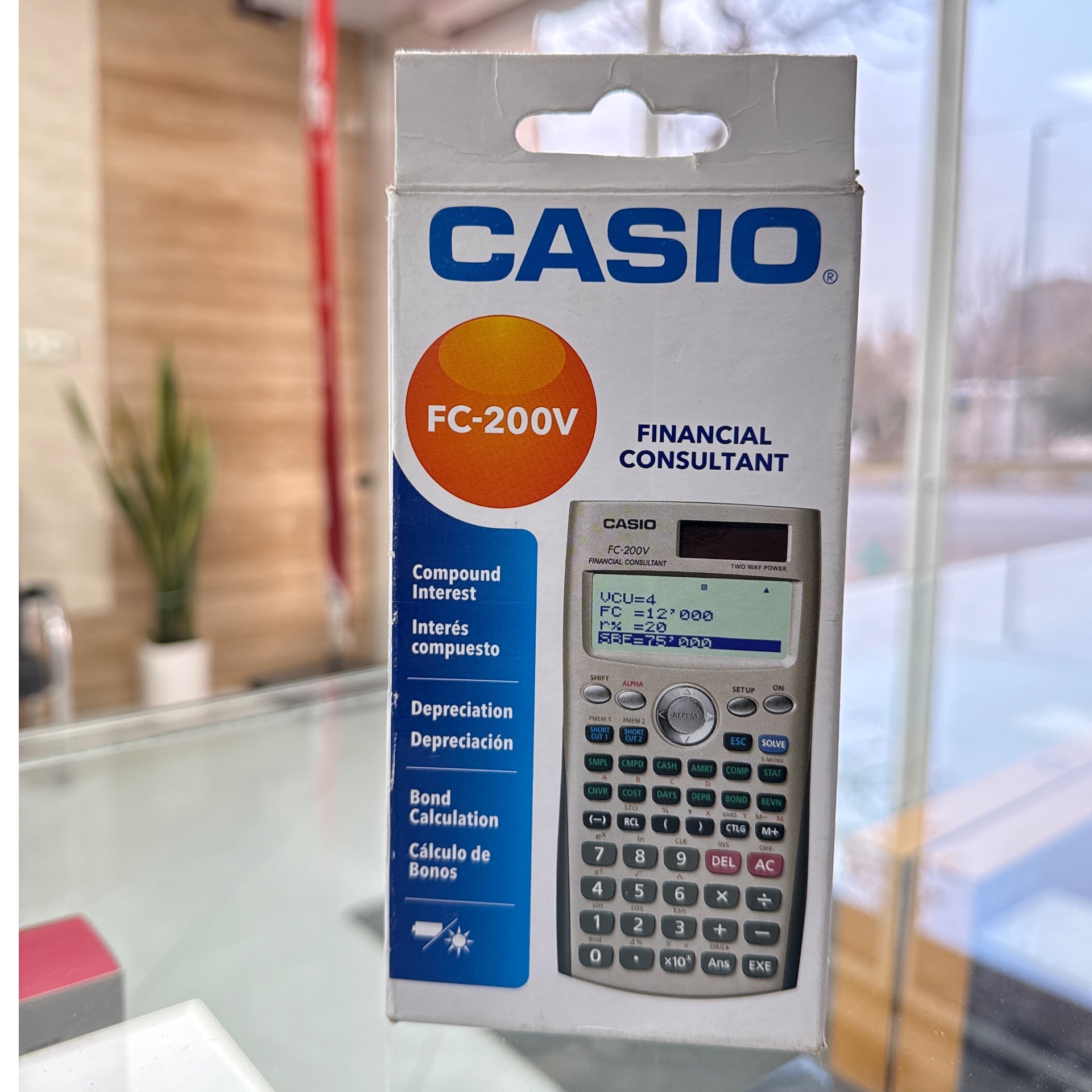 ماشین حساب کاسیو مدل FC-200v