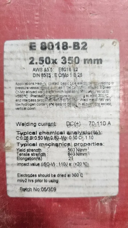 الکترود B2-8018 آرکتچ ARCTECH
