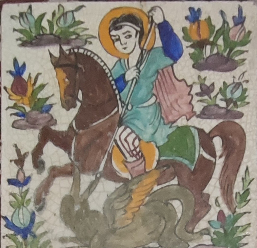 کاشی قدیمی کلکسیونی