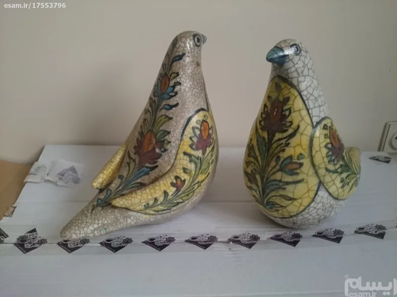 مجسمه زیبای کبوتر دست ساز انتیک