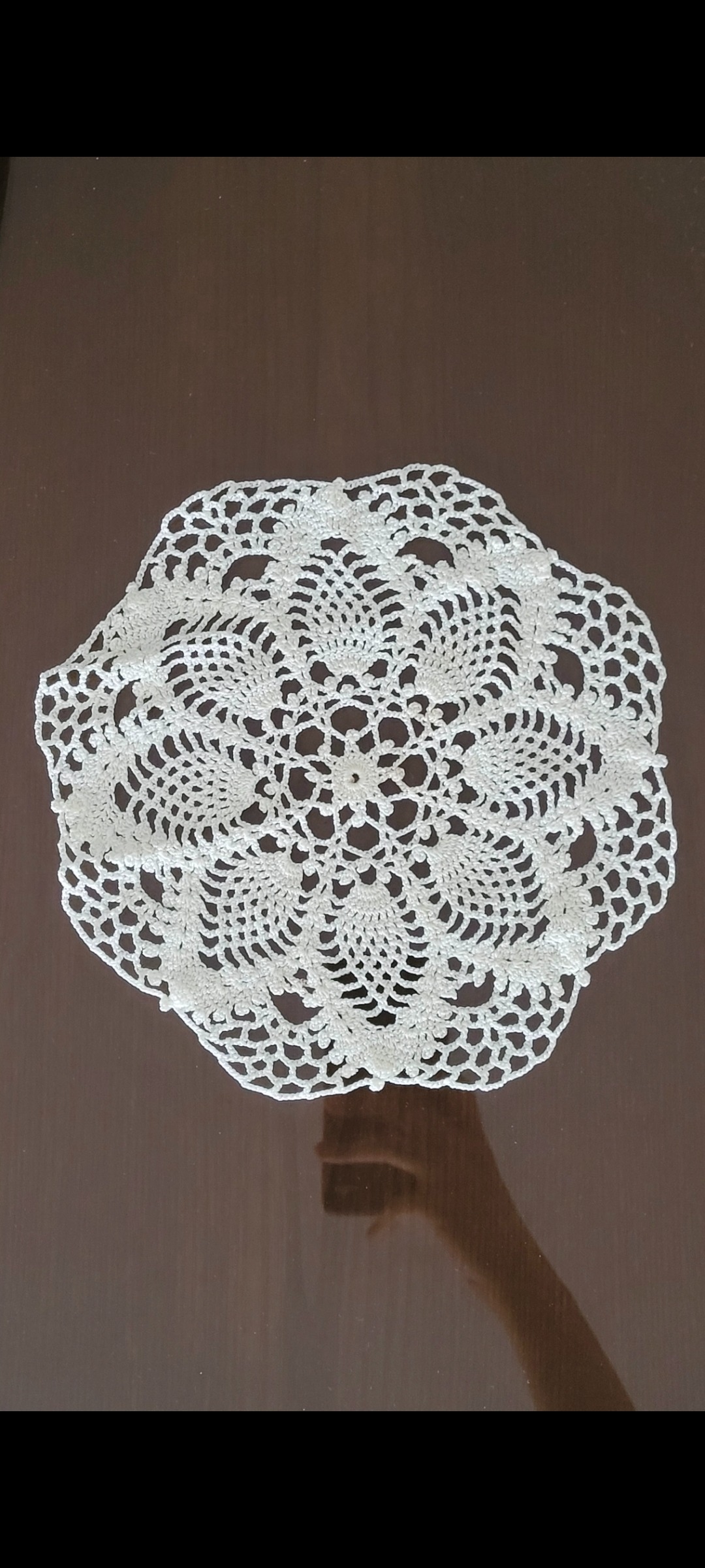 رومیزی قلاب بافی
