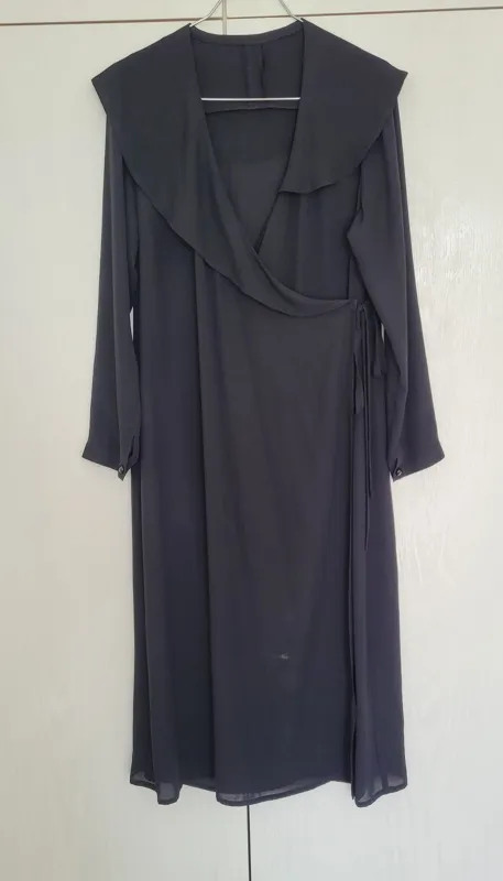 مانتو حریر مشکی