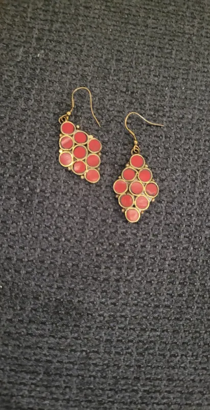 گوشواره برنجی هندی