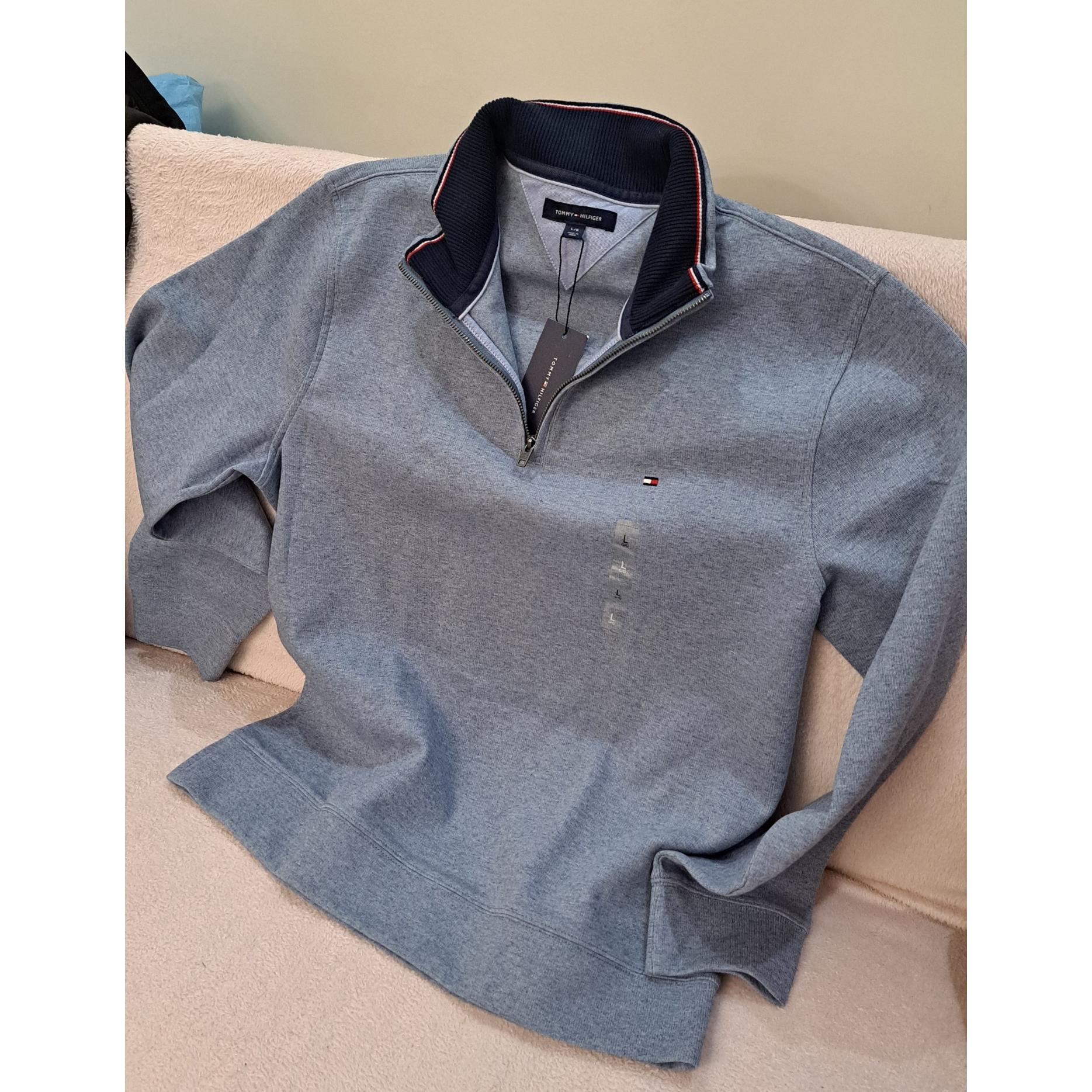 پولیور خارجی برند یقه زیپ دارسایز L