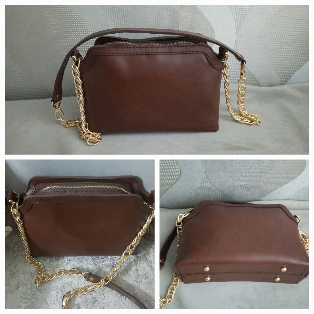 کیف دوشی زنانه چرم