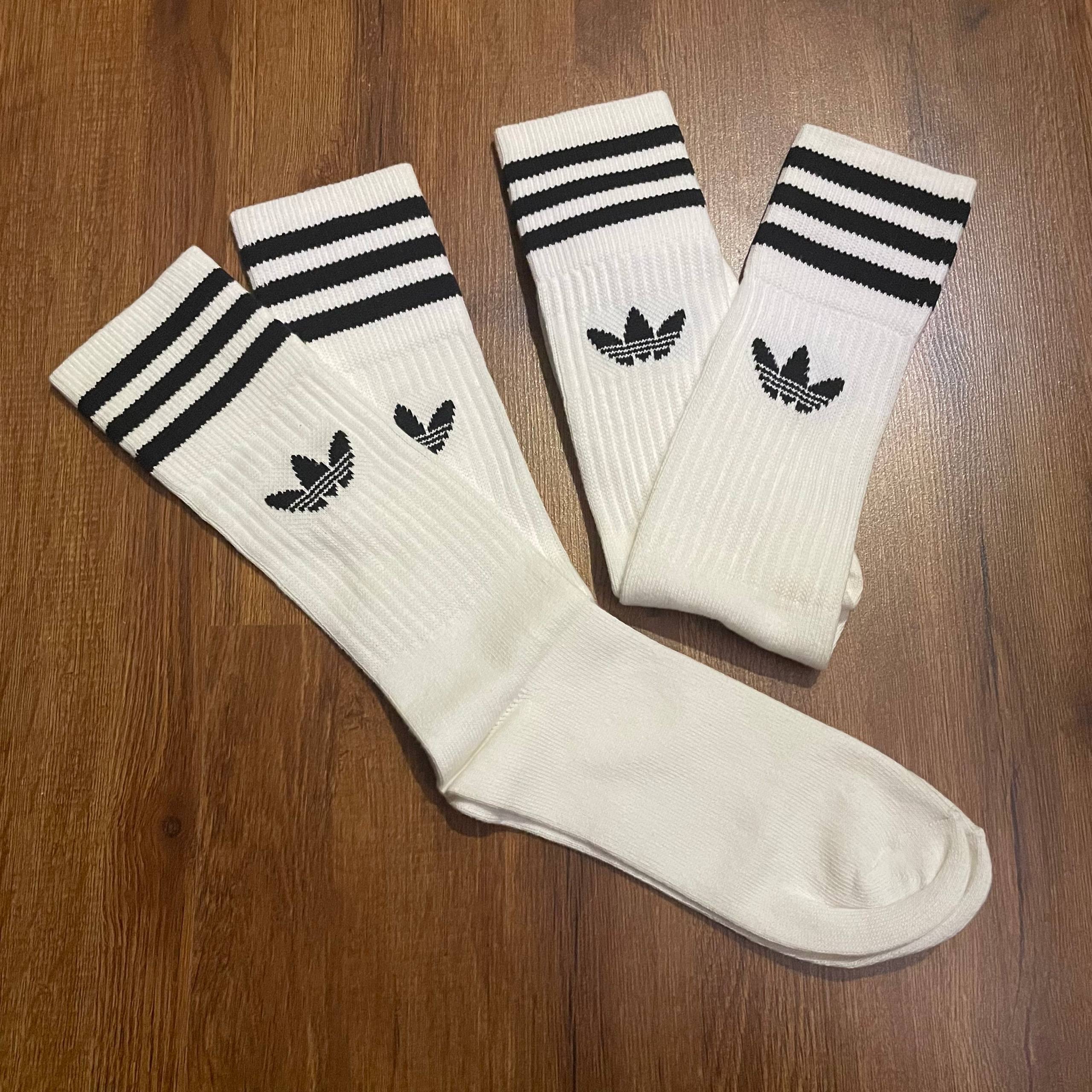 جوراب اورجینال برند ADIDAS سفید سایز 40 تا 43