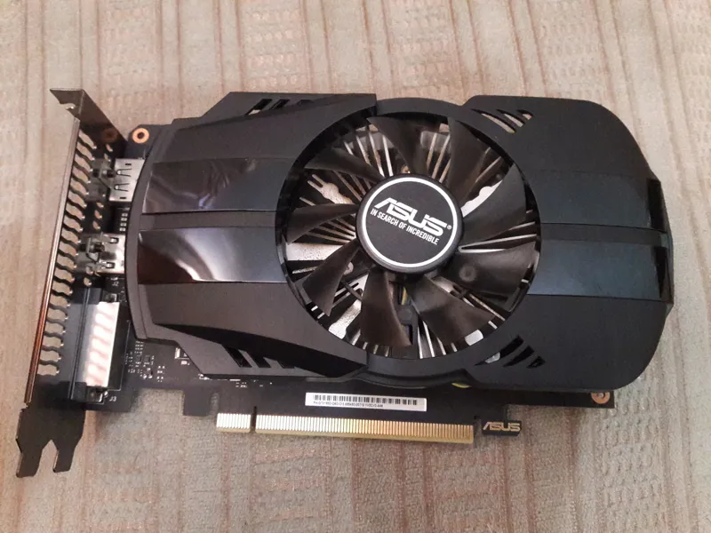 کارت گرافیک ایسوس gtx 1650 oc 4 نو .پلمپ