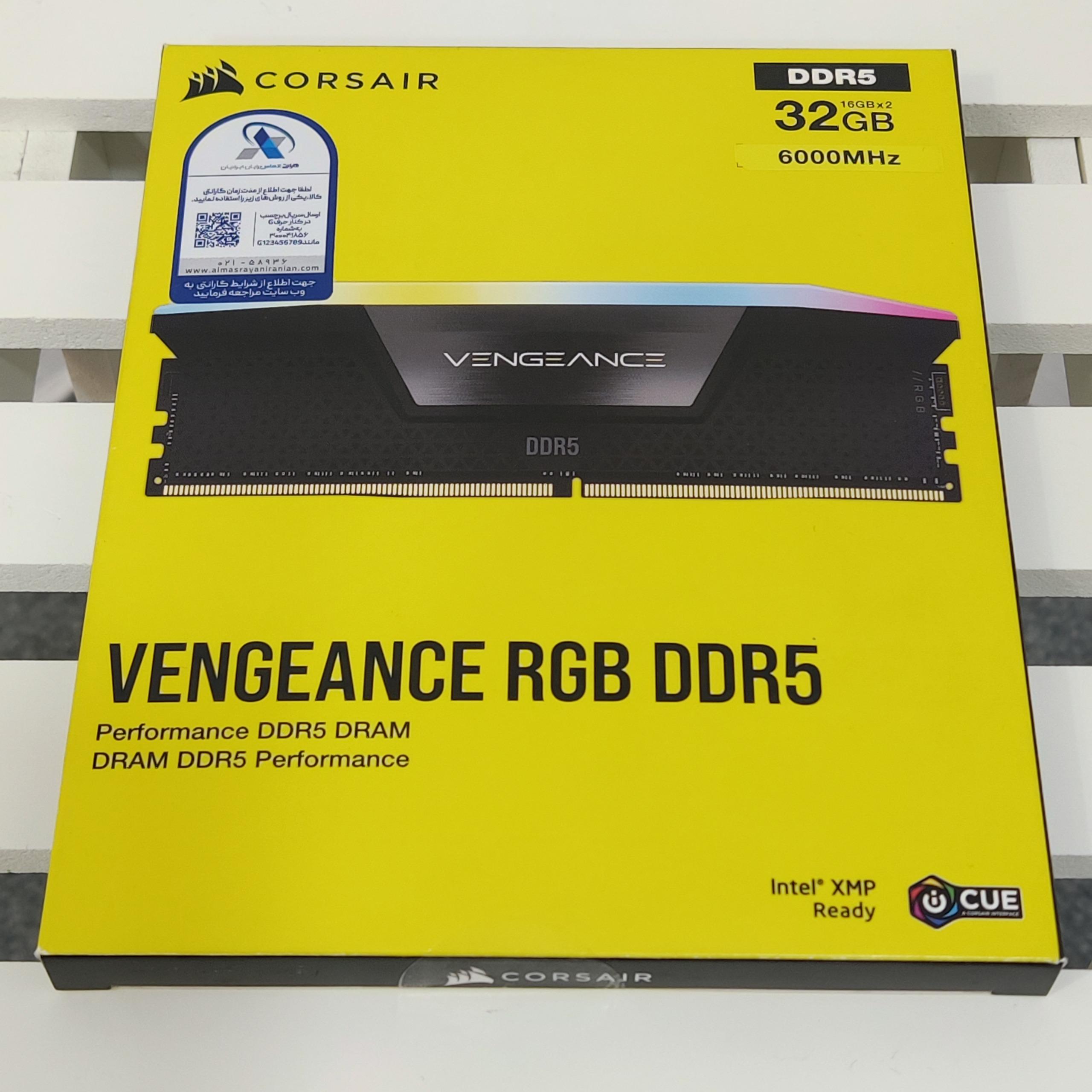 CORSAIR VENGEANCE RGB 32GB DDR5 6000MHZ CL38