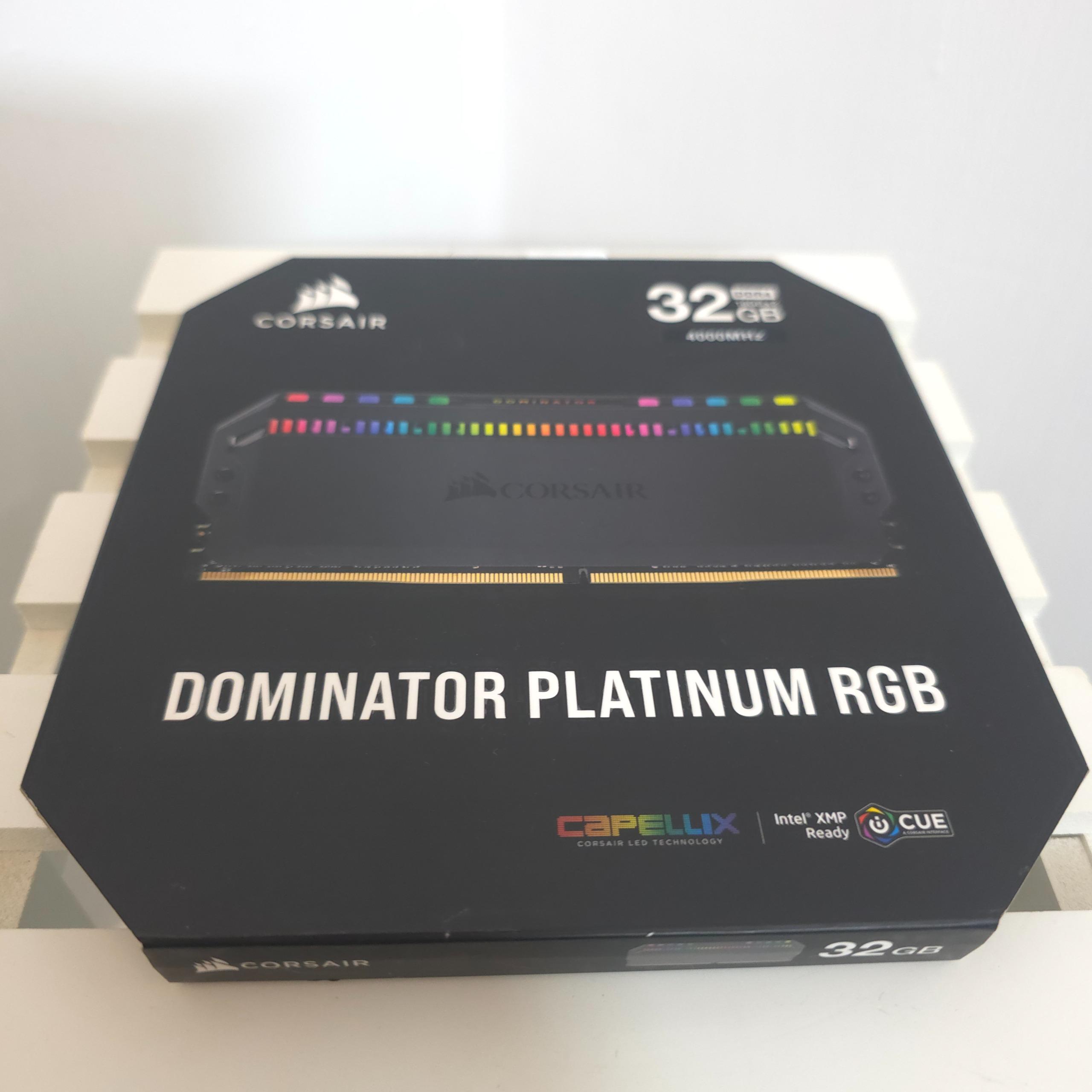 Corsair Dominator Platinum 32GB ddr4 RGB 4000 CL19