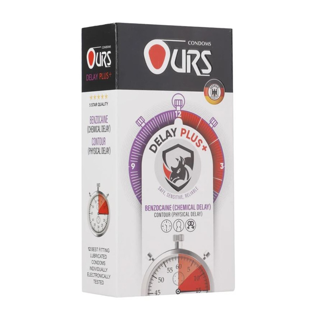 کاندوم وقفه دهنده مضاعف اورز OURS DELAY PLUS