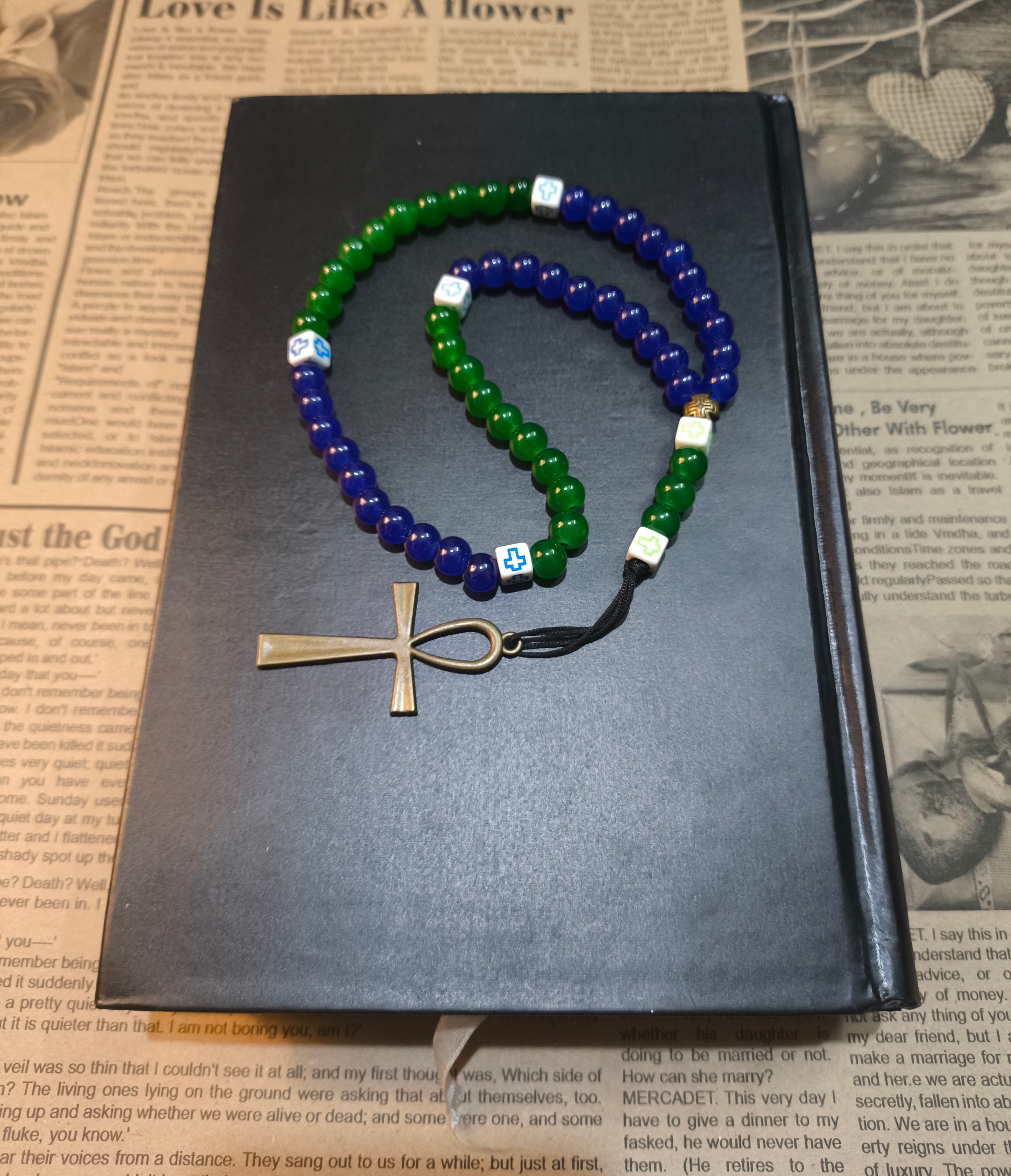 رزاری 59 دانه سایز کوچک (تسبیح حضرت مریم) کد 064