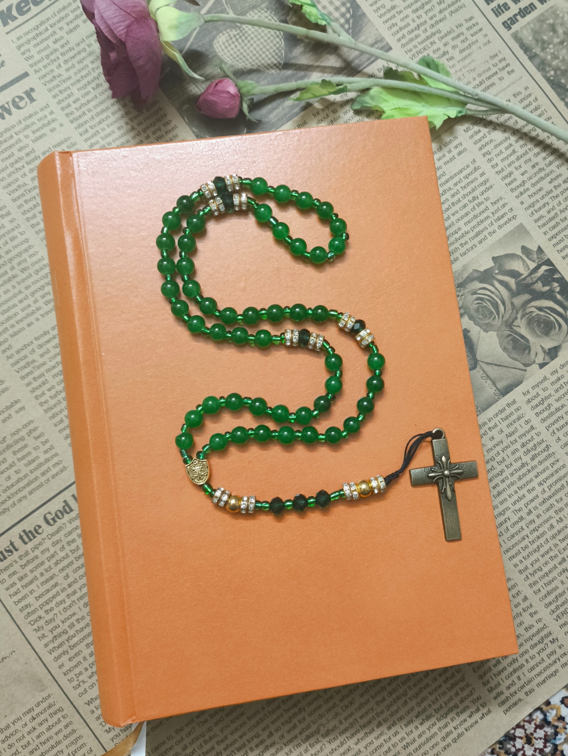 رزاری حضرت مریم سایز بزرگ کد 070