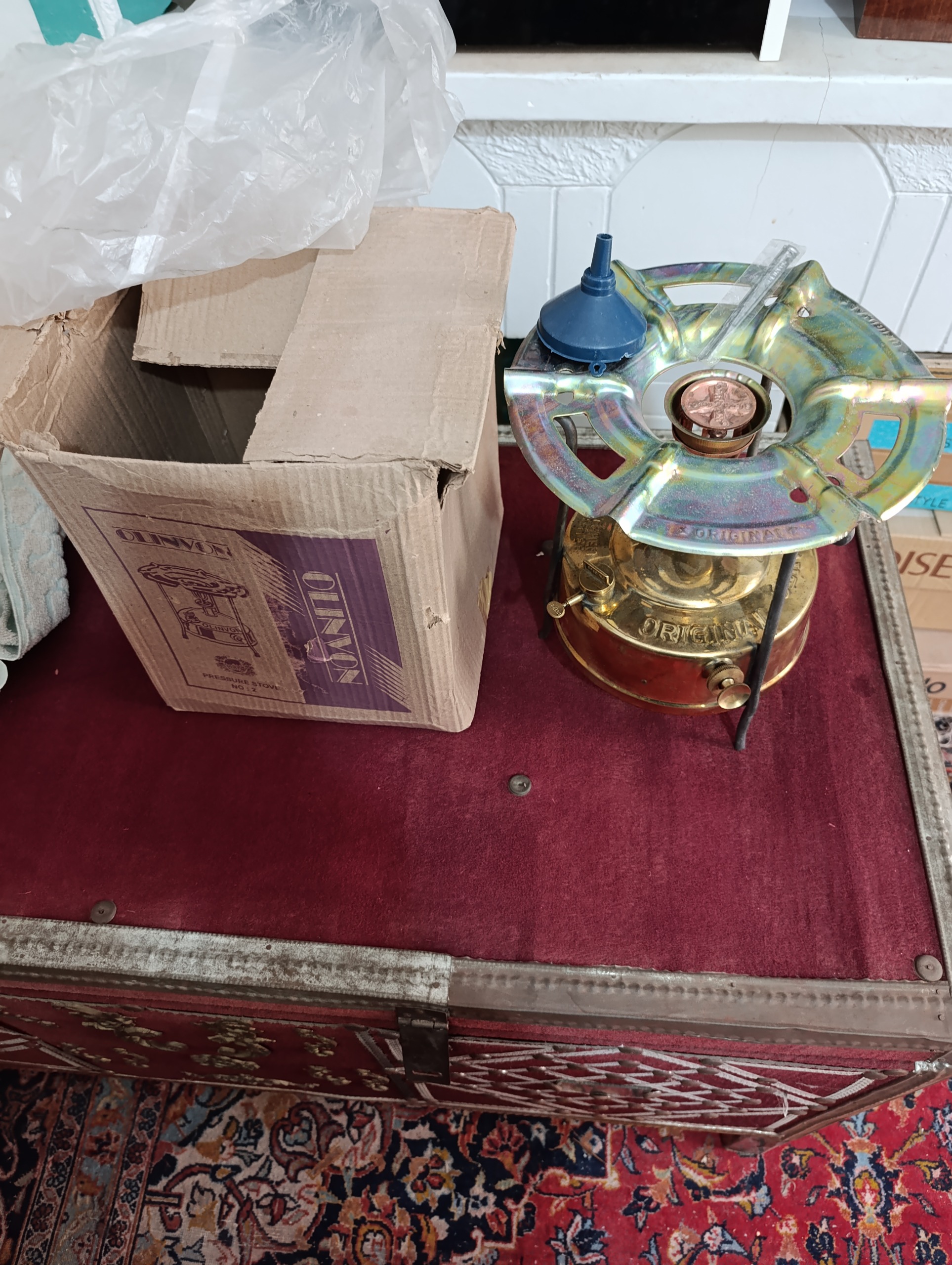 چراغ اولیوین سایز خیلی بزرگ آک با کارتن و متعلقات