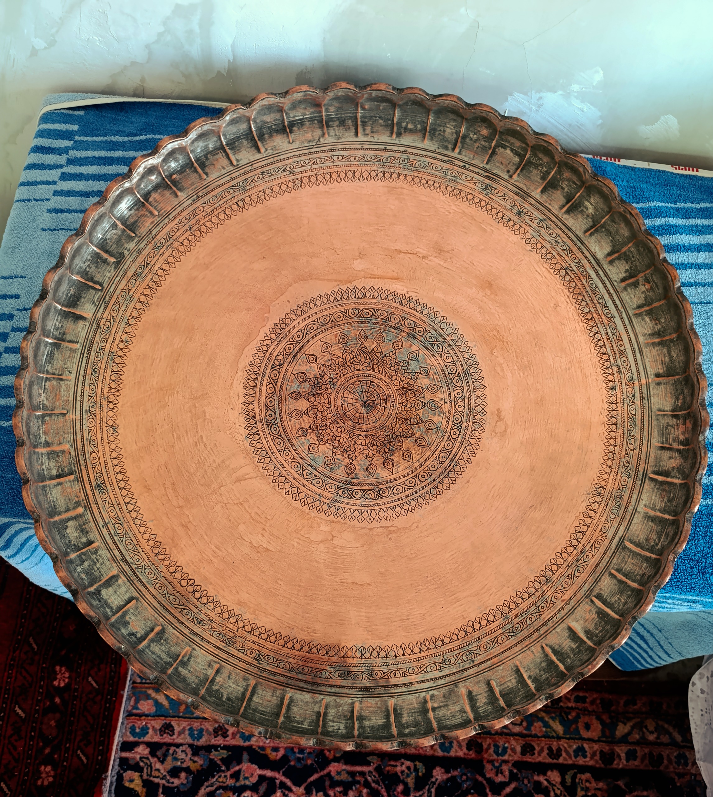 مجمع قاجاری مس قلم یزد بینظیر