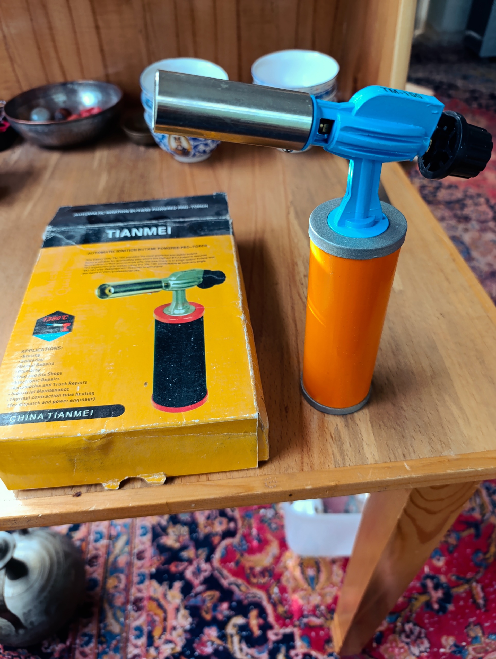 تورچ قابل شارژ تمام فلزی