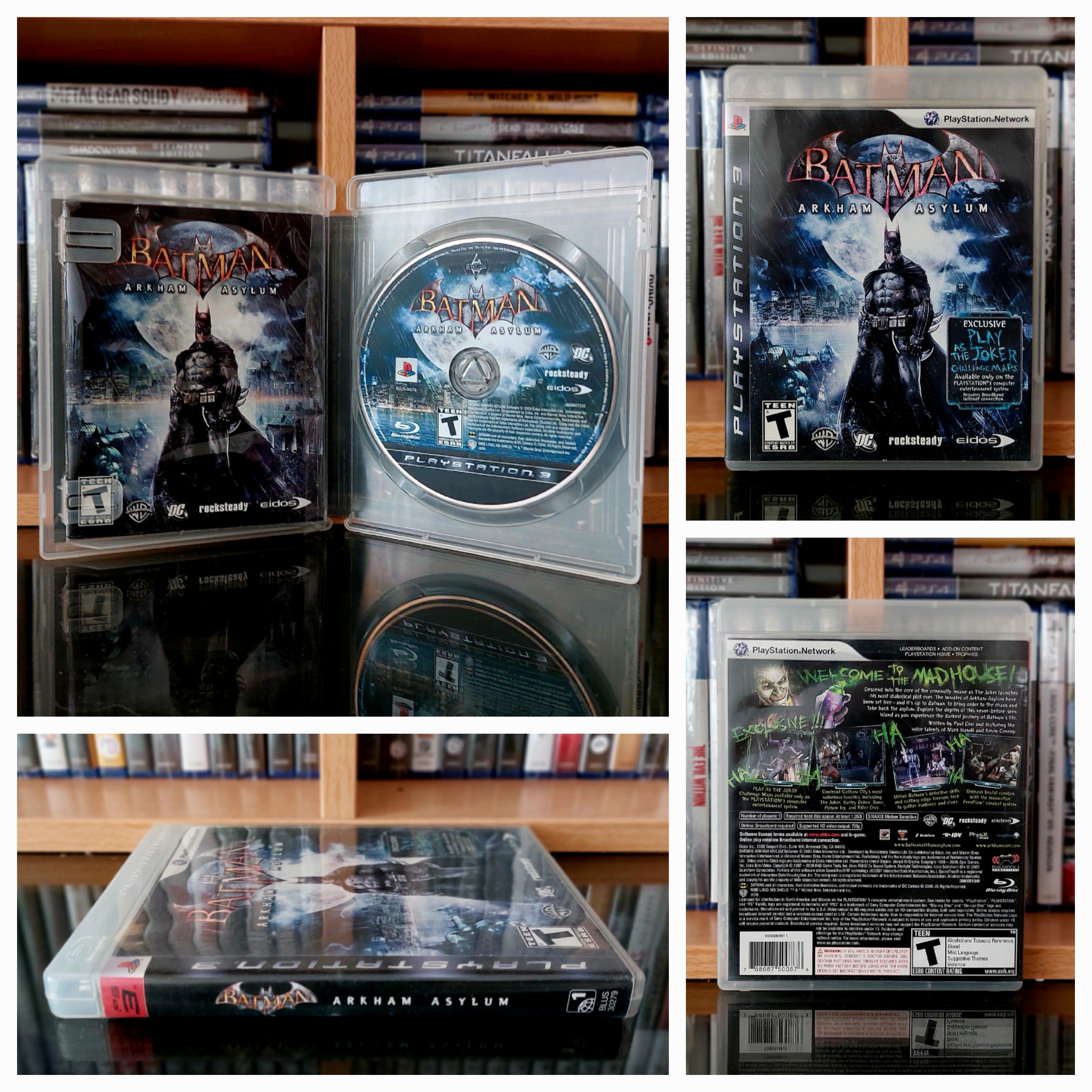 BATMAN ARKHAM ASYLUM RG ALL دیسک تمیز