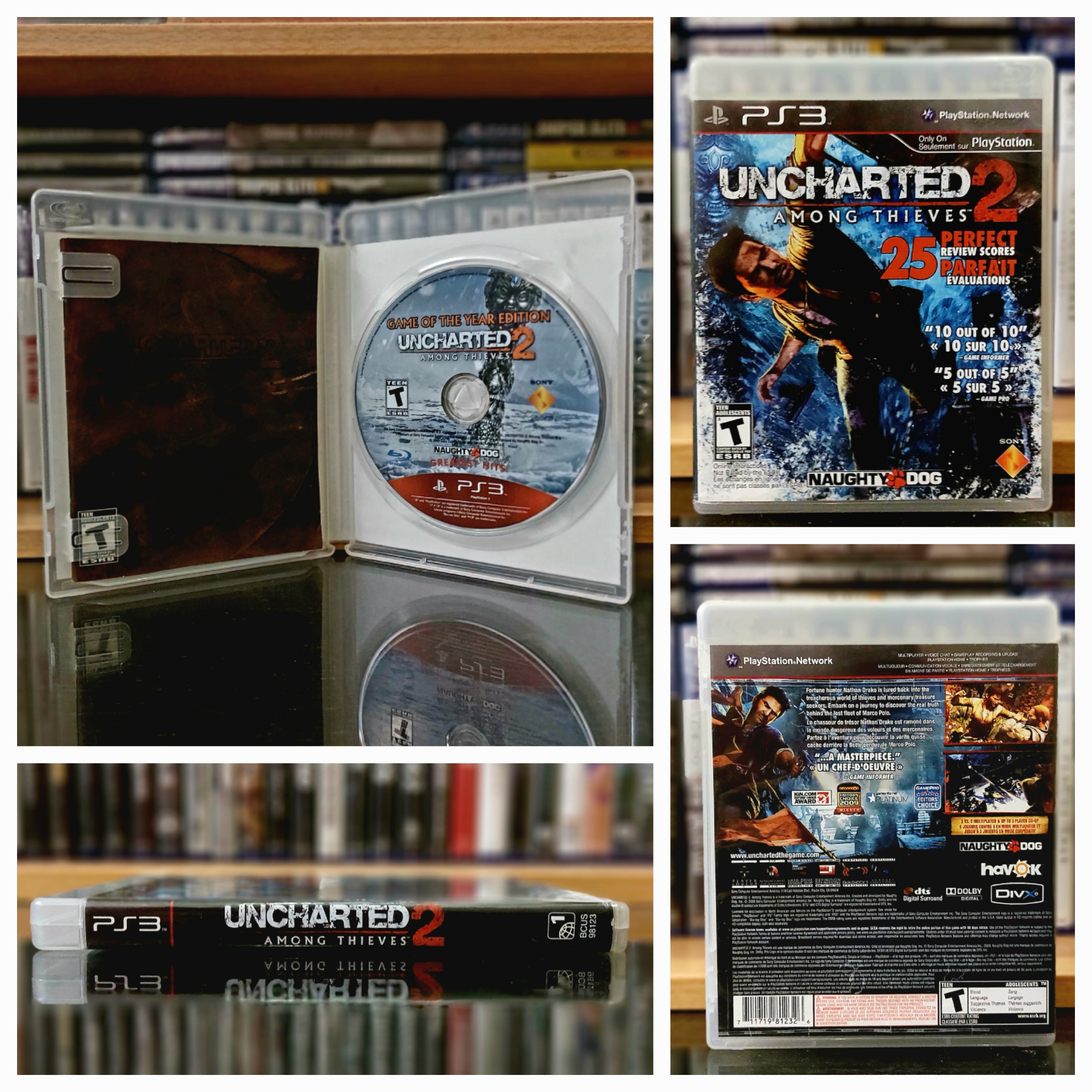 UNCHARTED 2 AMONG THIEVES GOTY RG ALL تمیز و تکمیل