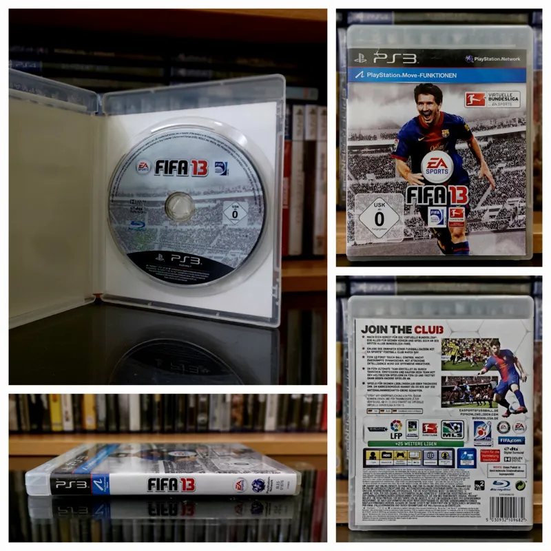 قاب PS3 بهمراه کاور fifa 13 سالم و قابل قبول