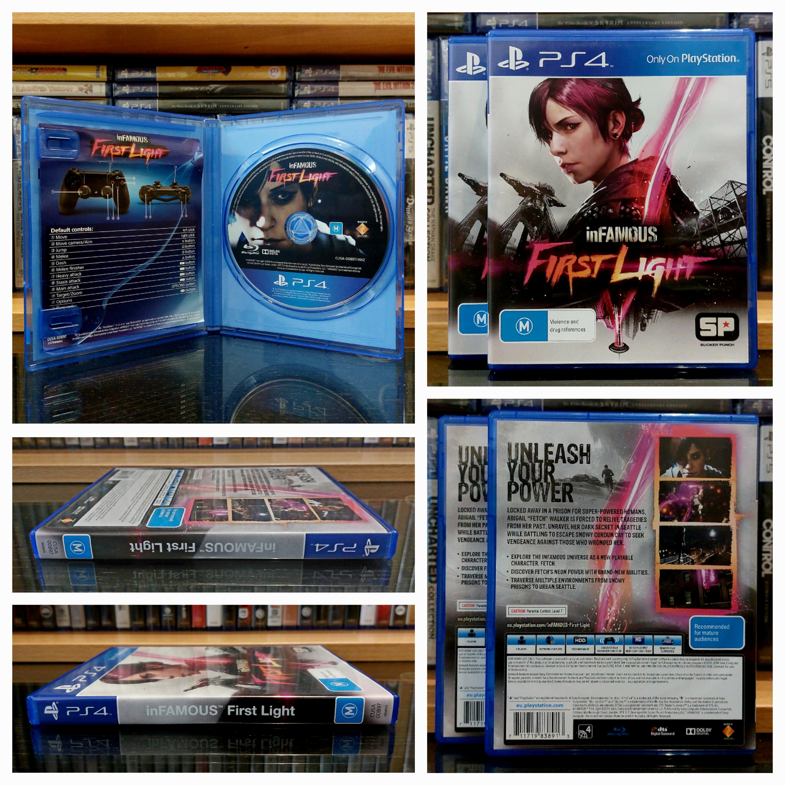 inFAMOUS FIRST LIGHT تمام انگلیسی تمیز و درحد