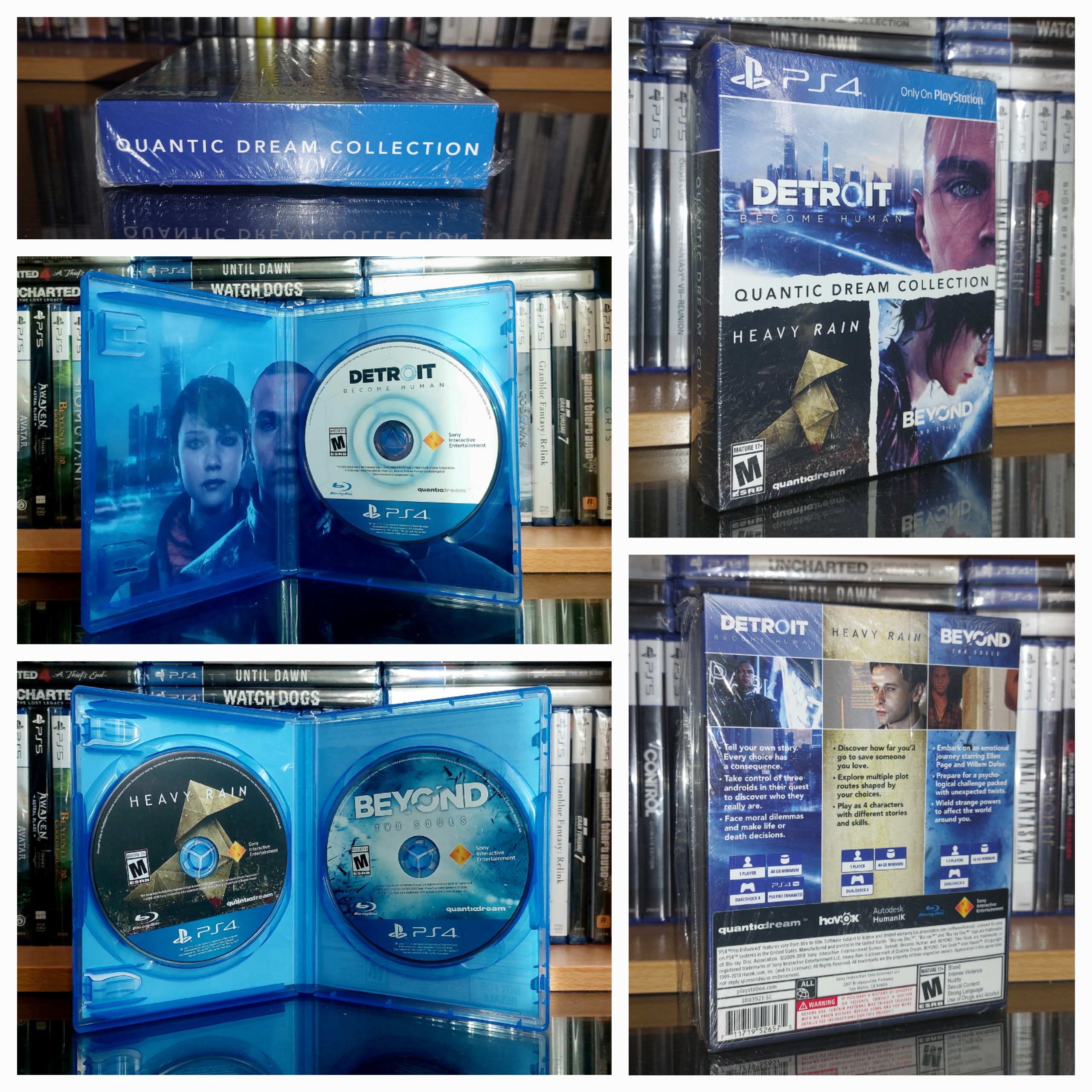 QUANTIC DREAM COLLECTION RG ALL USA تمیز تکمیل