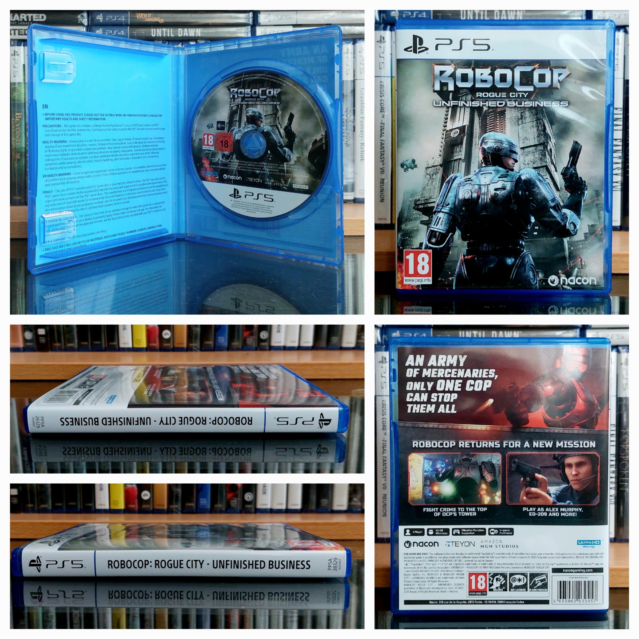 ROBOCOP ROGUE CITY UNFINISHED BUSINESS RG UK تمیز