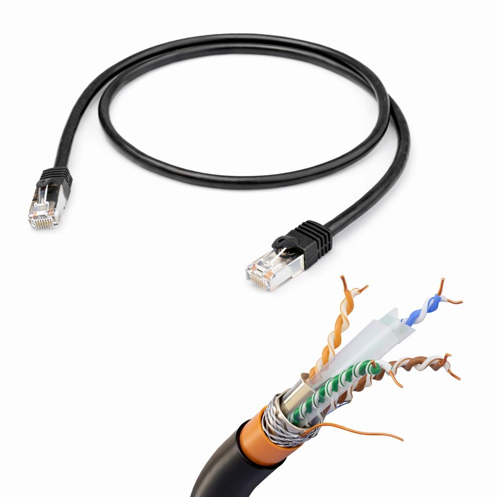 پچ کورد نگزنس شبکه SFTP Cat6 تمام مس و دوروکش