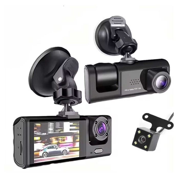 ثبت وقایع خودرو Black Box سه دوربین 1296p
