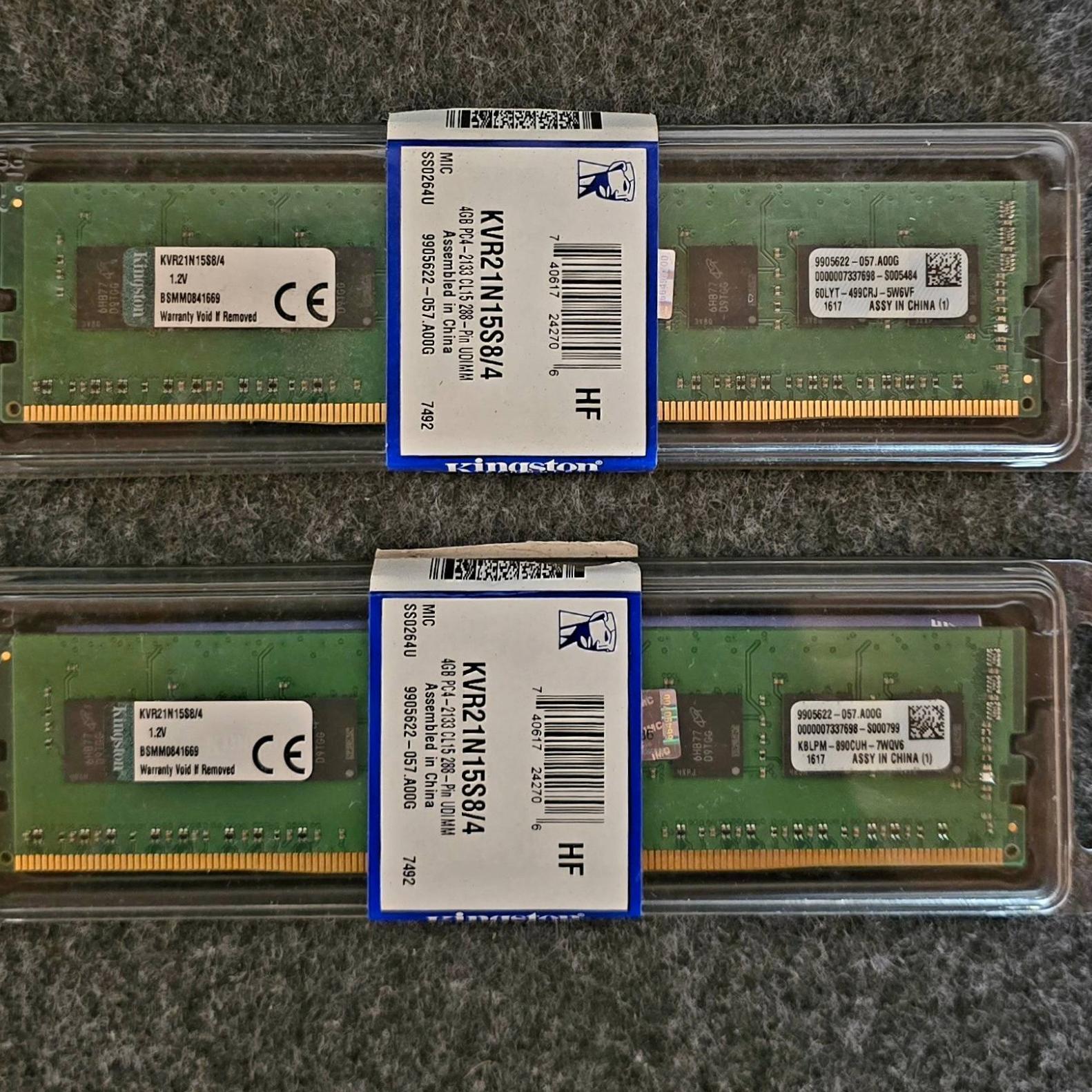 رم 8 گیگ DDR4 کینگستون Kingston KVR21N15S8