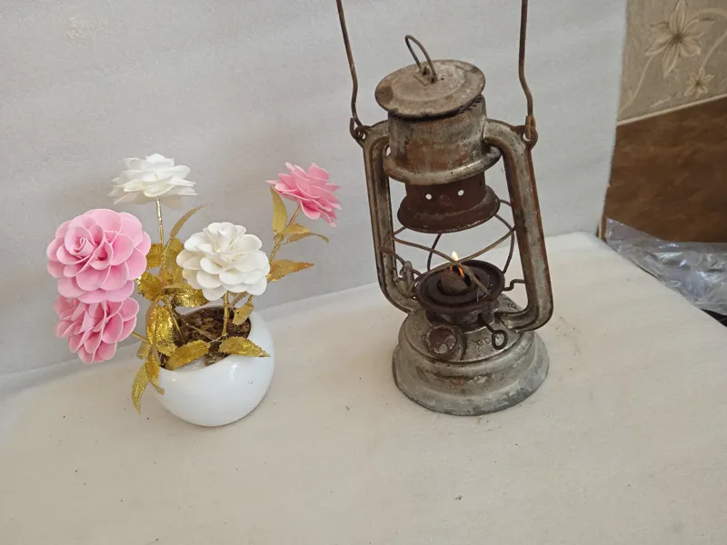 فانوس نفتی قدیمی آلمانی آنتیک و کلکسیونی