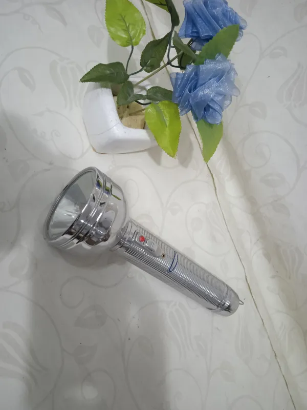 چراغ قوه قدیمی سایز بزرگ آنتیک و کلکسیونی