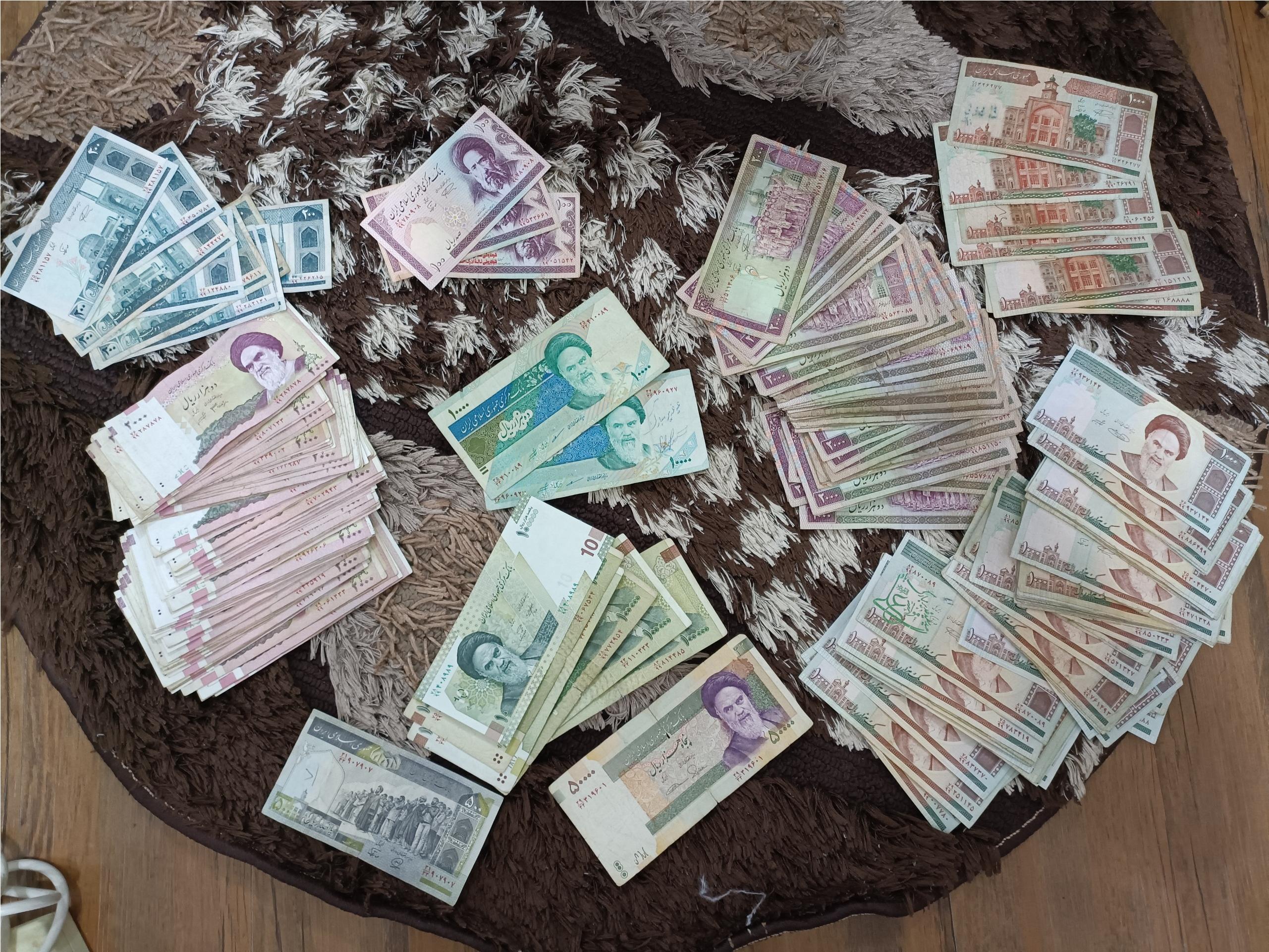 انواع اسکناس های جمهوری شماره کسر جاگزین