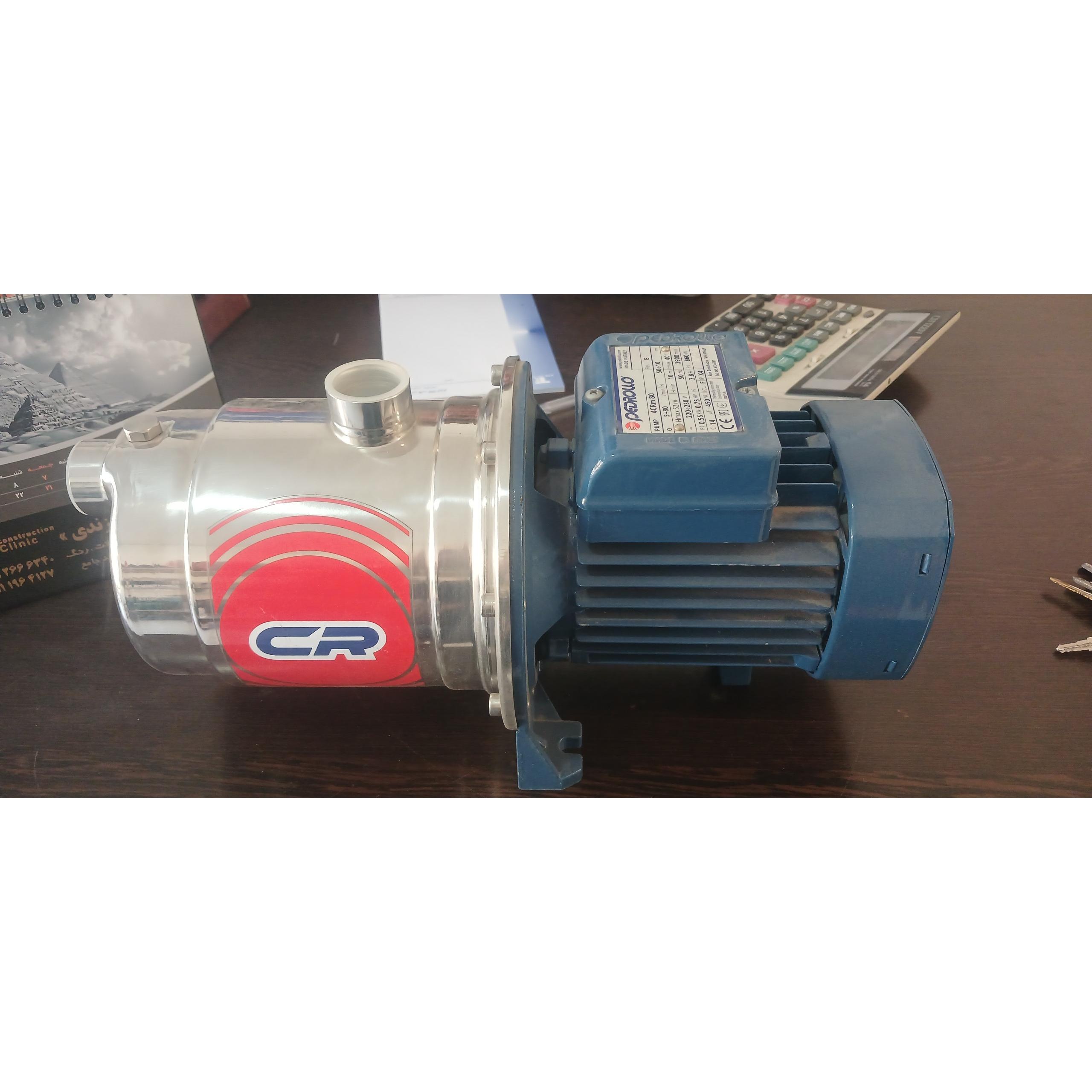 پمپ افقی 1 اینچ 0.75 اسب استیل پدرولو FCR100/4