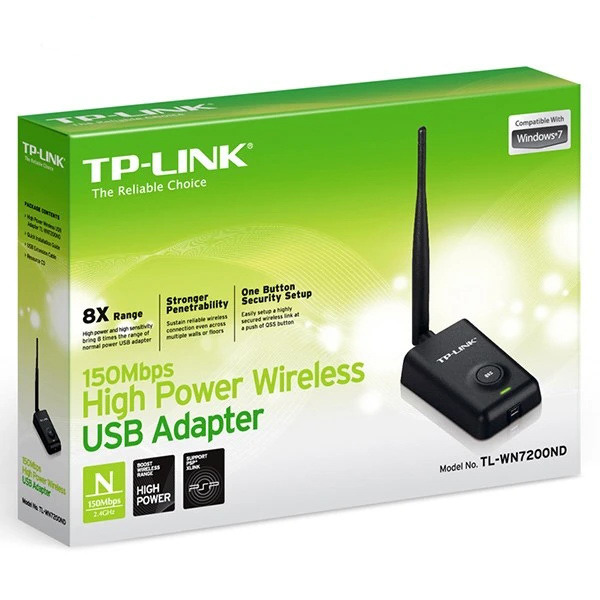 کارت شبکه USB بیسیم N150 مدل TP-Link-WN7200ND