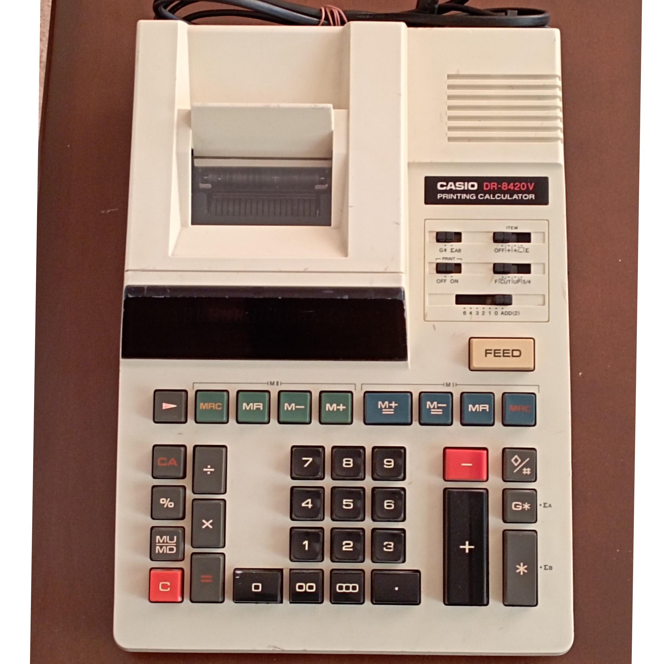 ماشین حساب برقی کاسیو