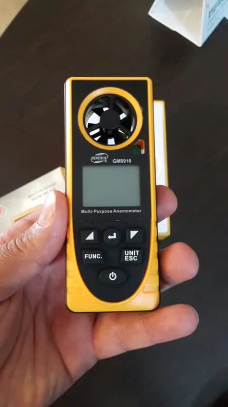 باد سنج، رطوبت سنج چند منظوره بنتک GM8910
