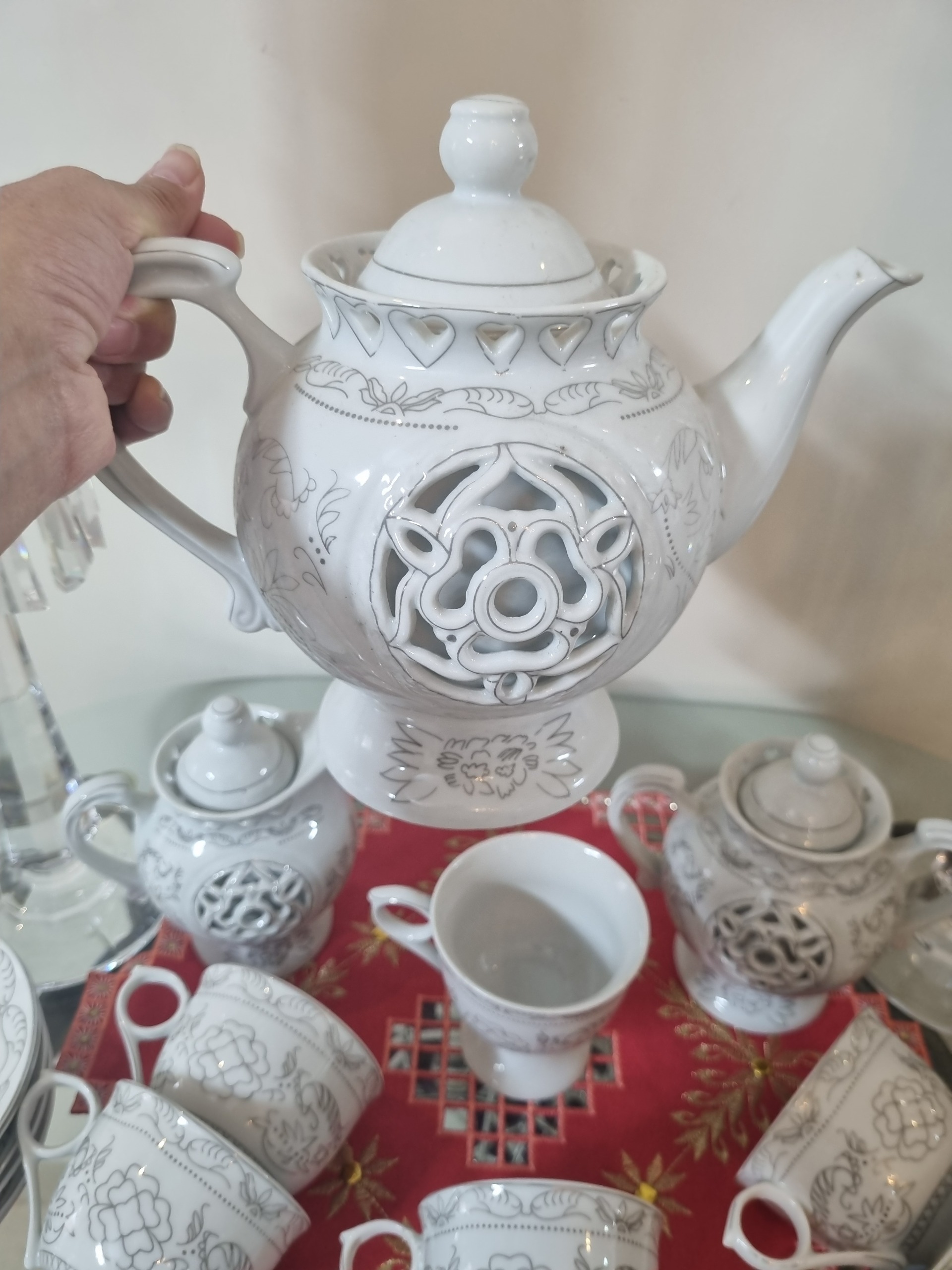 شرویس چای خوری 17 پارچه