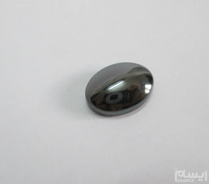 نگین حدید زیبا(سایز 1.6x1.2 سانت)