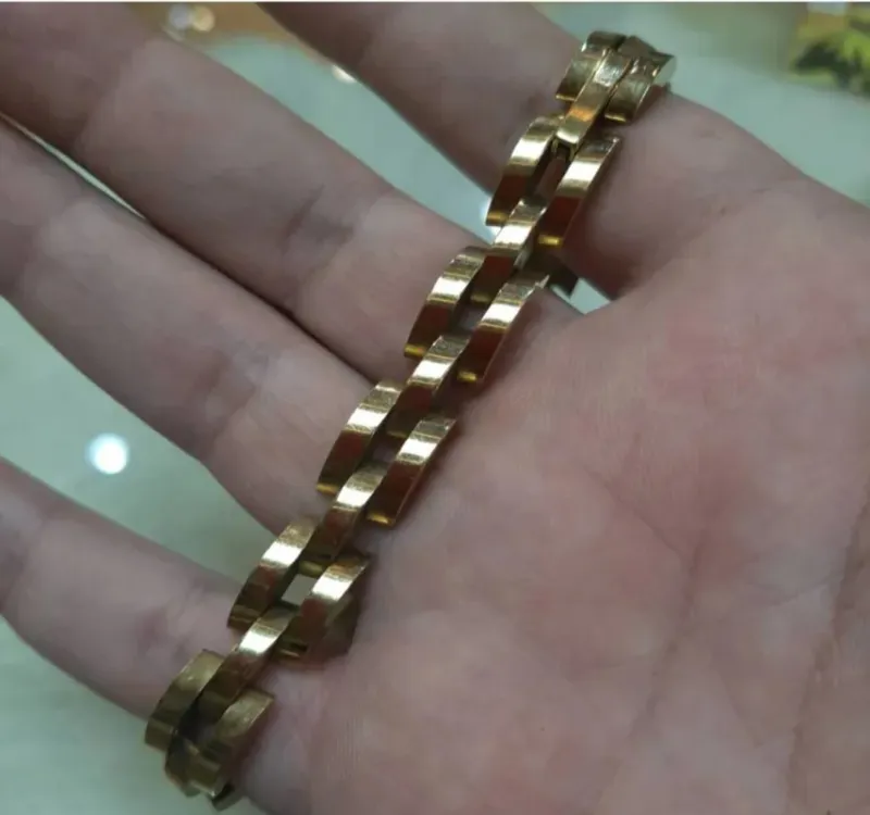 دستبند طلایی طلا روس اصل وارداتی