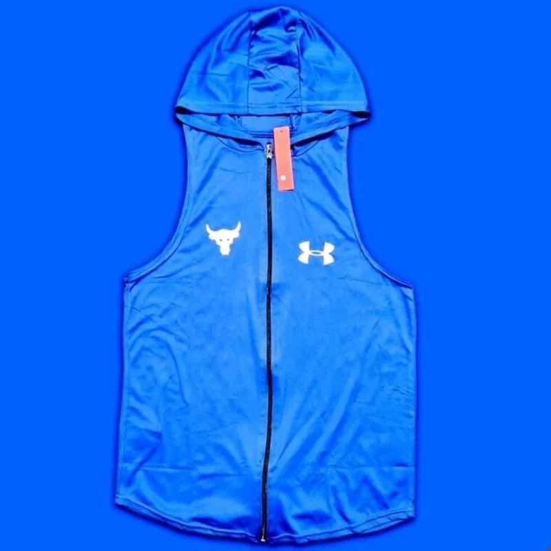 لباس ورزشی رکابی سوزنی مارک دار زد عرق