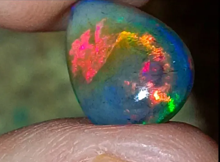 اوپال اتیوپی طبیعی فول رنگ زیبا