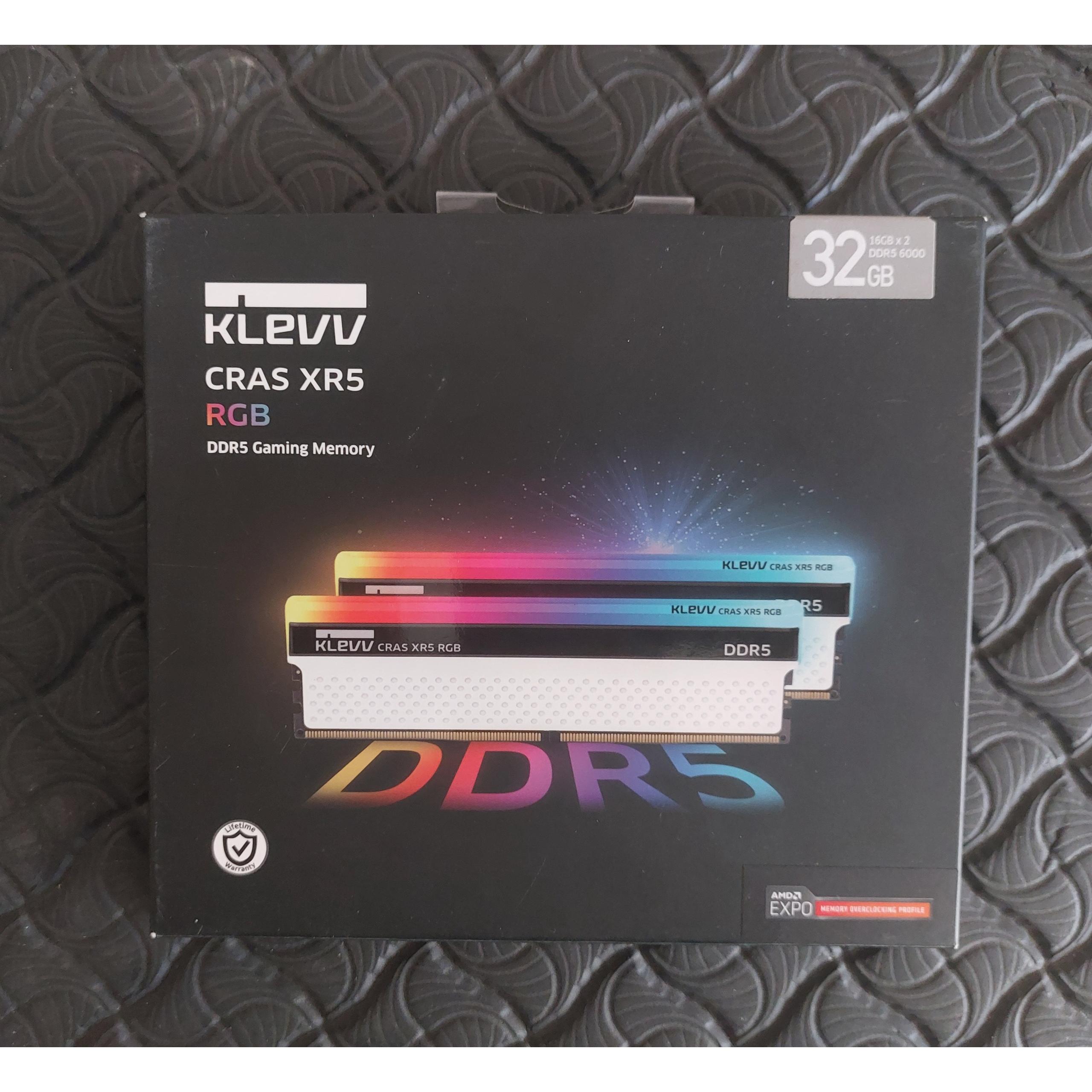 رم Klevv CRAS XR5 RGB DDR5 6000 CL32 32GB (2x16)