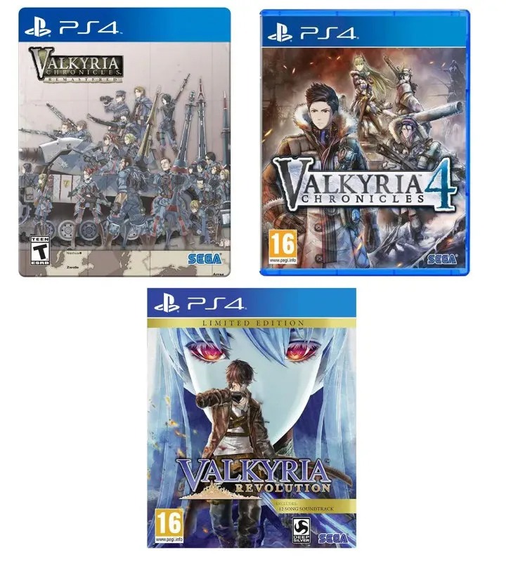 مجموعه بازی Valkyria PS4 (توضیح دارد)