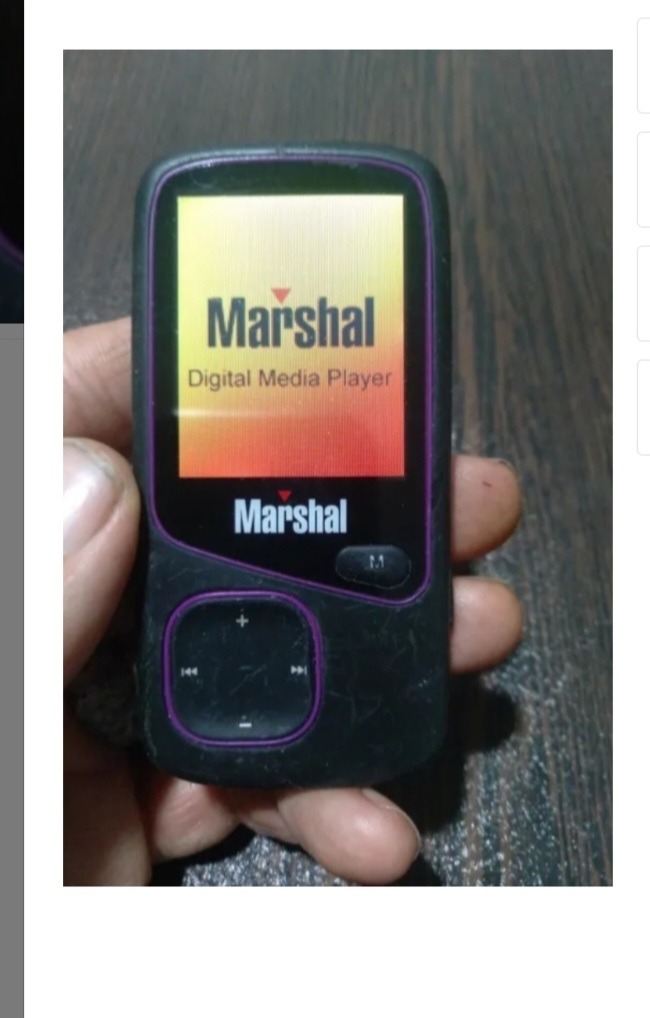 Mp4 ,3 مارشال 8گیگ با 2گیگ فلش مموری