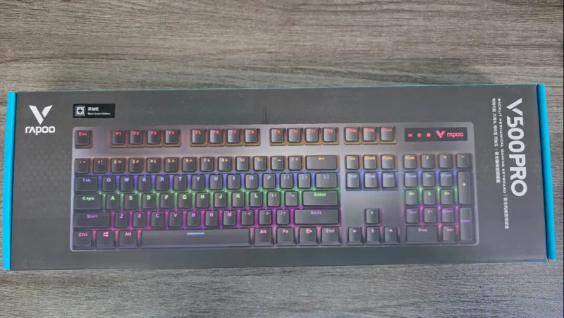 کیبورد مخصوص بازی مکانیکی رپو مدل RAPOO V500 PRO